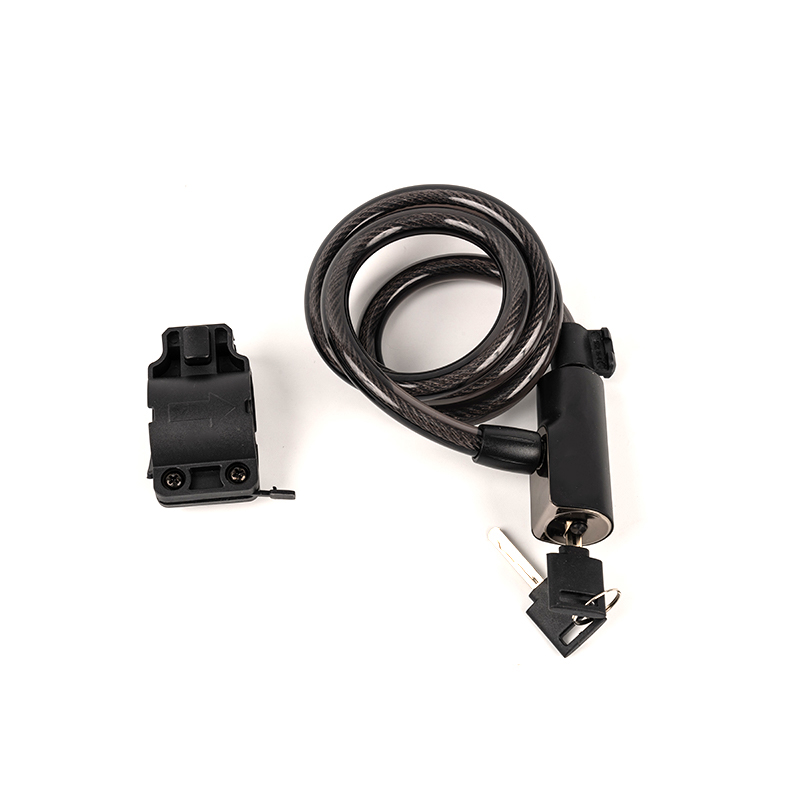Kunci kabel keluli anti-kecurian PVC Kekuatan Tinggi