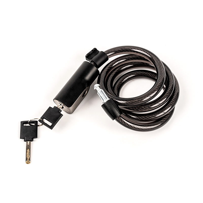Kunci kabel keluli anti-kecurian PVC Kekuatan Tinggi