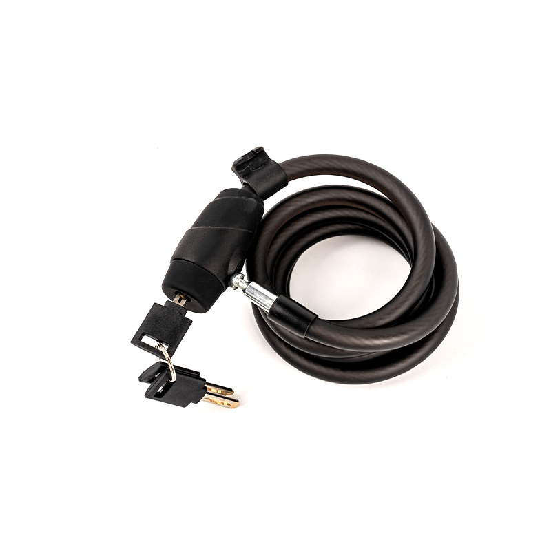 Kunci kabel keluli anti-kecurian PVC Kekuatan Tinggi